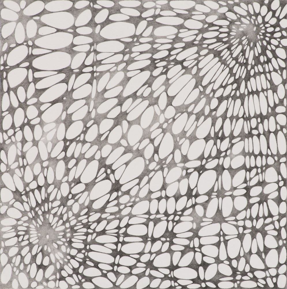 Katia Santibañez, I Know the Path, 2022. Pencil on paper, 9 x 9 inches