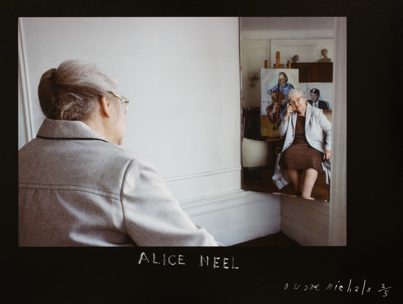 Alice Neel, c. 1970 Gelatin silver print 7 x 10 inches (image); 11 x 14 inches (paper) Edition 2/5