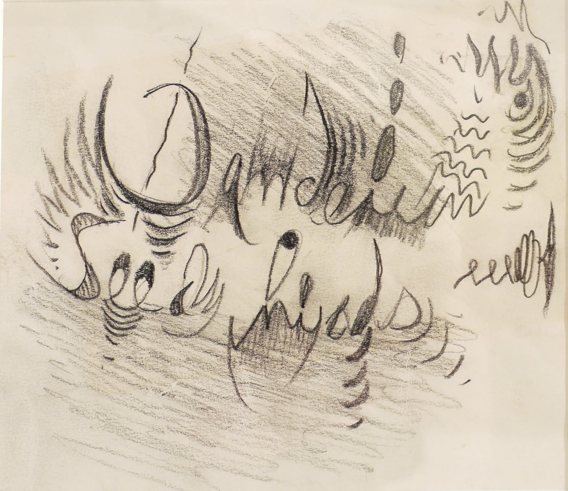 Doodle 6 - Dandelion Seed Heads, n.d.

Pencil on paper

6 1/4 x 5 1/2 inches (sight)