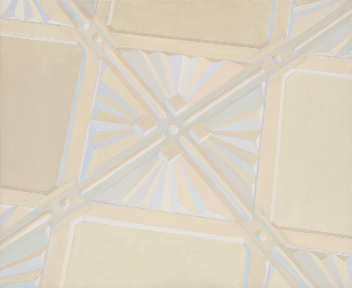 Detail of Ceiling, 1969. Acrylic on canvas, 18 x 22 inches