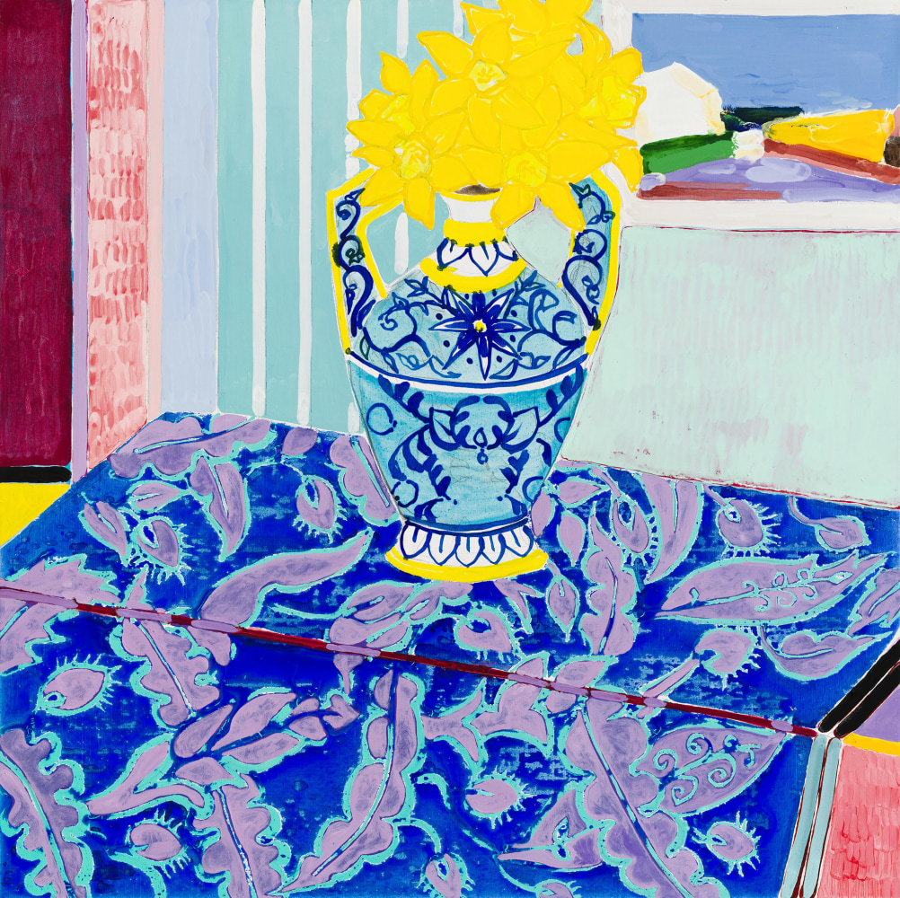 Daffodils and Dupatta, 2020

Oil and acrylic on canvas

48 x 48 inches