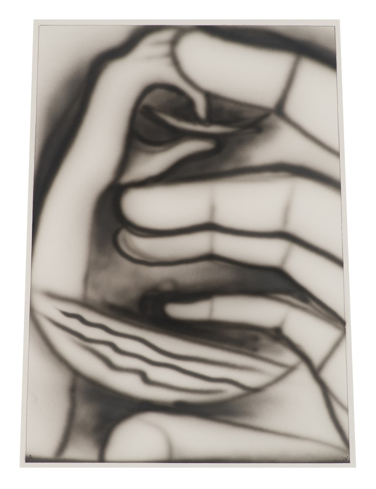 Drinking Spray #2, 2021
Ink on paper
21 3/4 x 16 / 14 3/4 inches
&amp;nbsp;