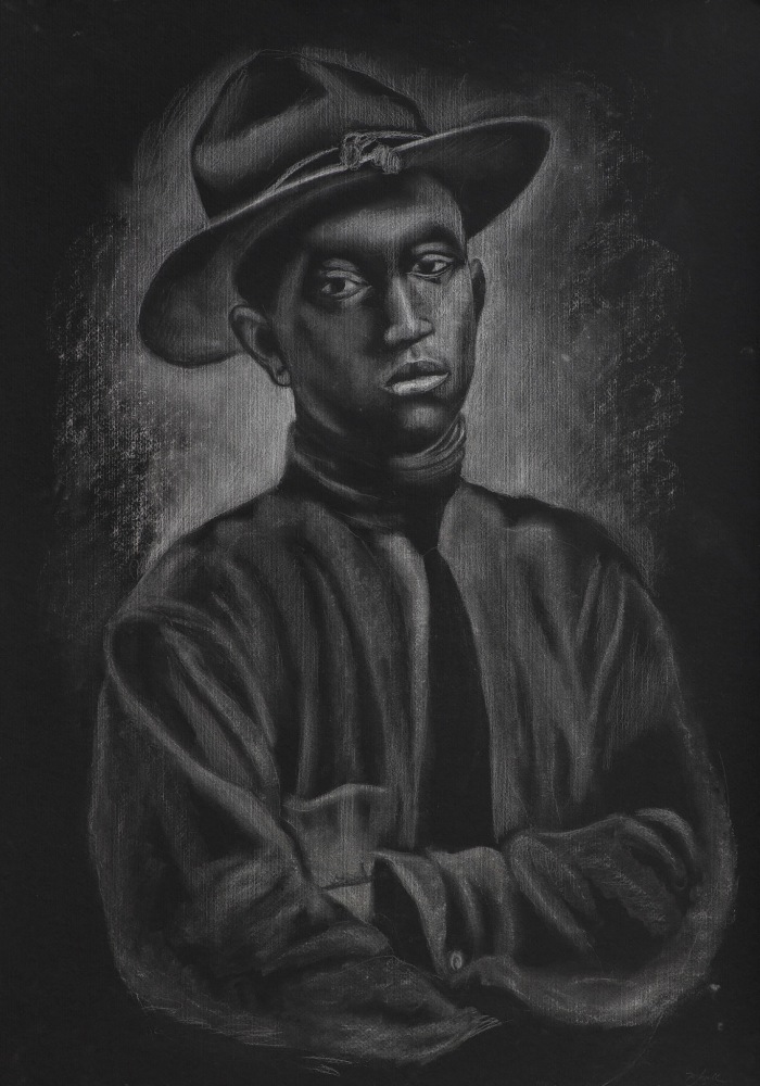 The Winterreise Series, 2021
Cont&amp;eacute; on paper with attached found objects
From the series of 27
45 3/4 x 34 inches each (variable)