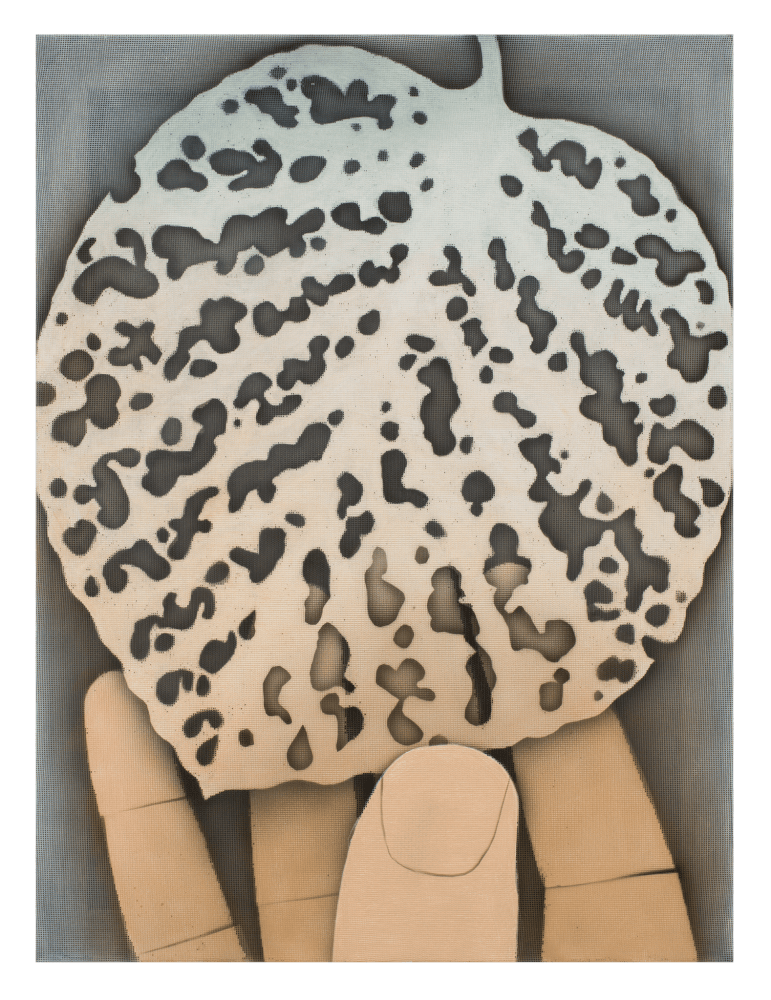 Here #2, 2022
Mixed media on mesh
36 x 27 inches
&amp;nbsp;