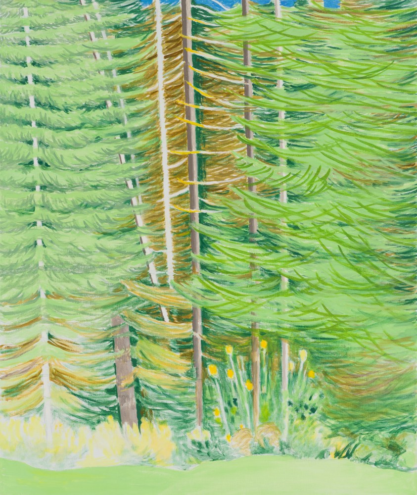 Forest Mix, 2021. Oil on linen 36 3/4 x 31 inches