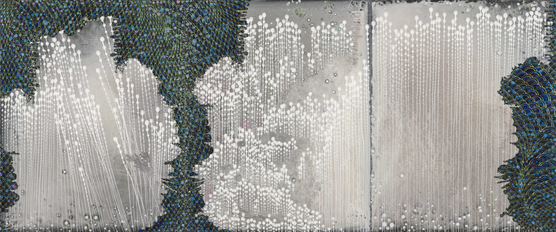 Rising Triptych, 2021
Acrylic on linen
30 x 72 inches
&amp;nbsp;