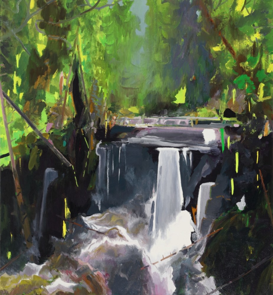 Eric Aho, Americana, 2021. Oil on linen, 52 x 48 inches