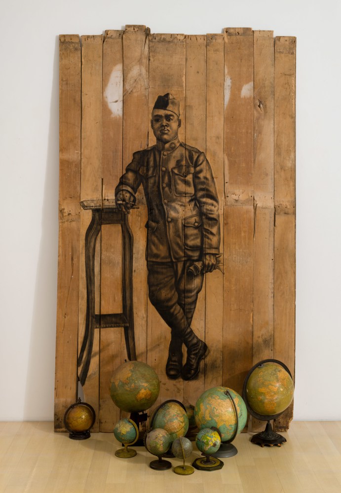 Autour du Monde, detail, center panel