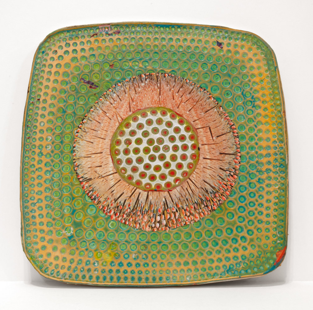 Sharon Horvath, First Thing, 2022. Pigment, polymer on panel, 14 x 11 inches