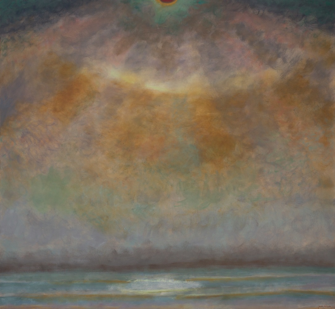 Eclipse, 1991. Oil on canvas, 74 x 80 1/4 inches
