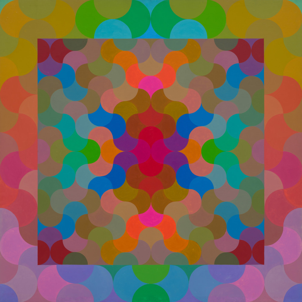 Untitled, c. 1970-71 Acrylic on canvas 66 3/8 x 66 3/8 inches