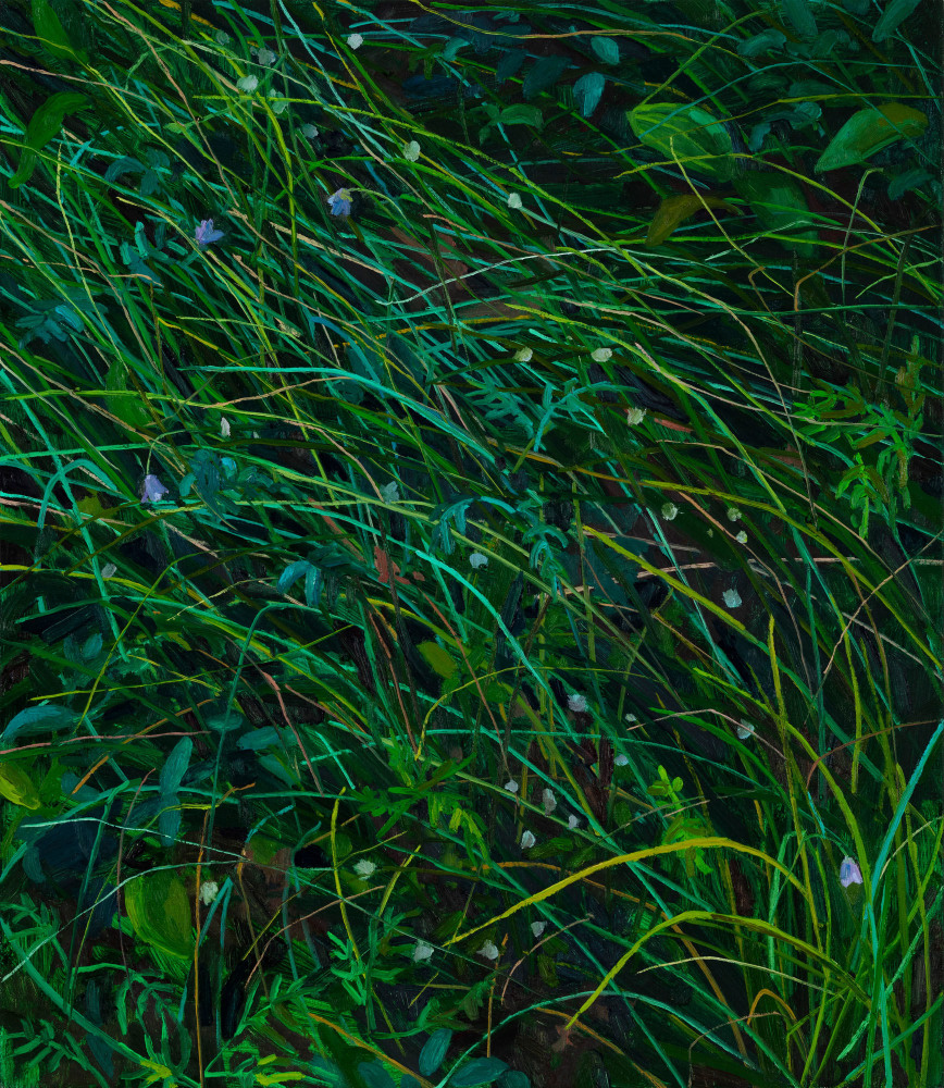 Claire Sherman, Wildflowers, 2020. Oil on canvas, 30 x 26 inches