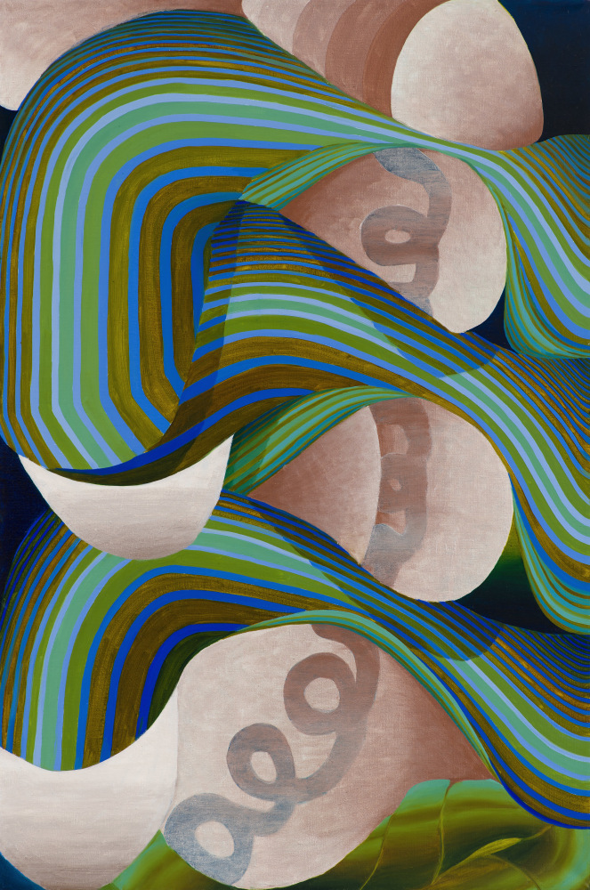 Theresa Daddezio, Vine, 2022. Oil on linen, 36 x 24 inches