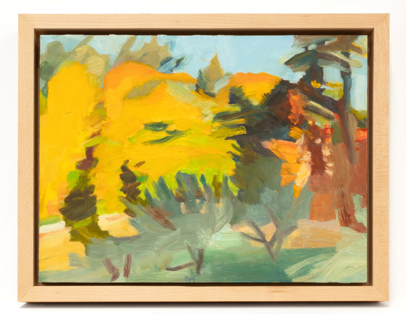 Martha Armstrong, Morning Study-VT, 2021. Oil on board, 8 x 10 inches