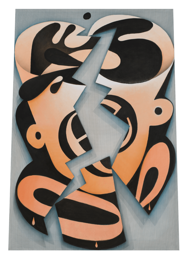 Expresso, 2021
Mixed media on mesh
68 x 48/45 inches