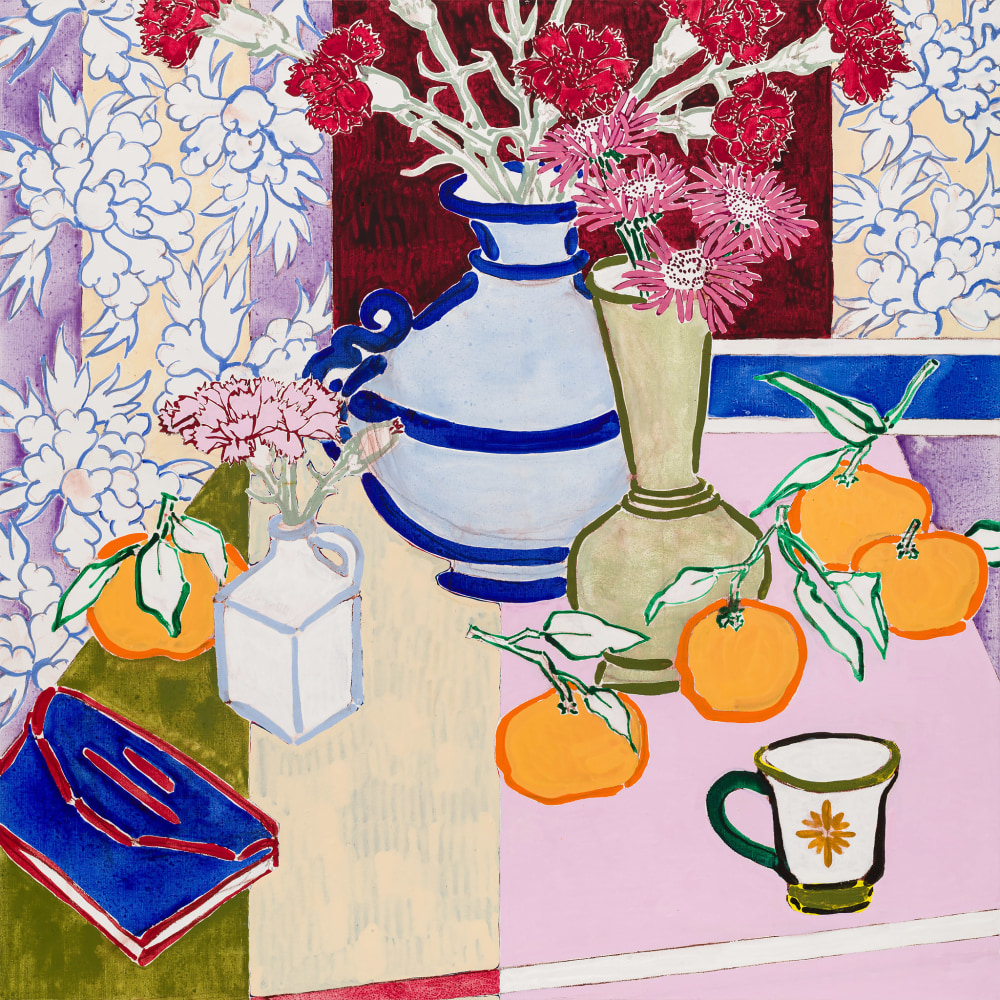 Still Life with Three Vases VI, 2021

Oil and acrylic on canvas

48 x 48 inches