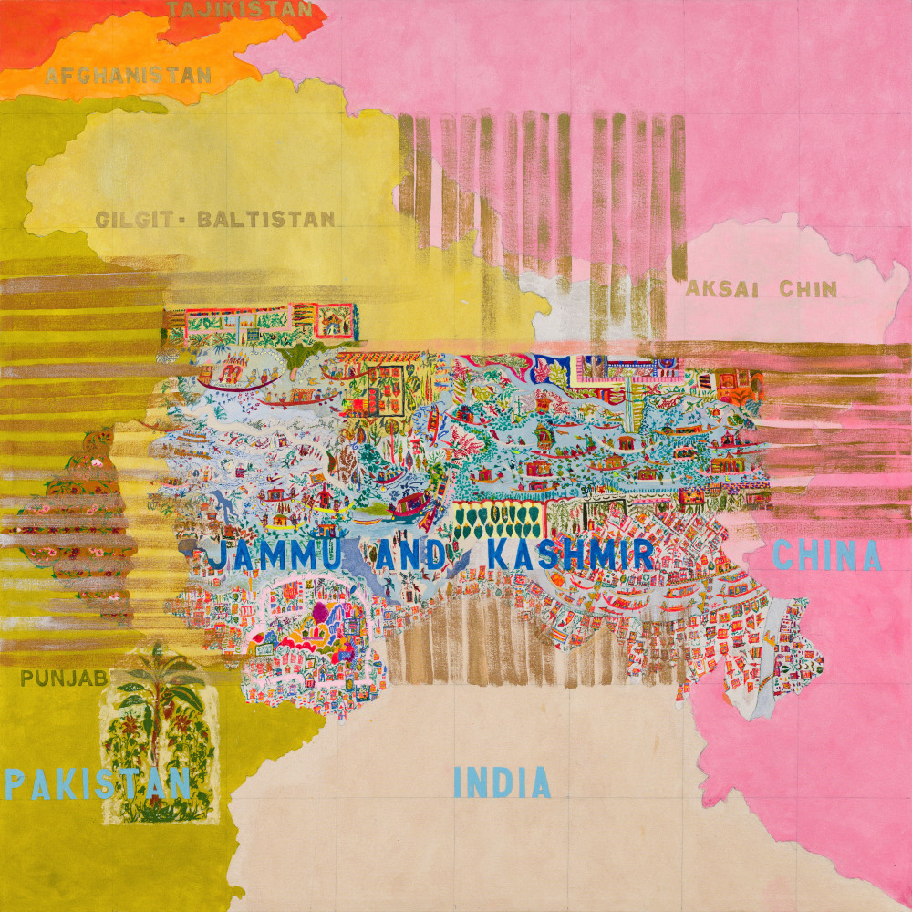 Joyce Kozloff Kashmir, 2022-23 Acrylic on canvas 60 x 60 inches
