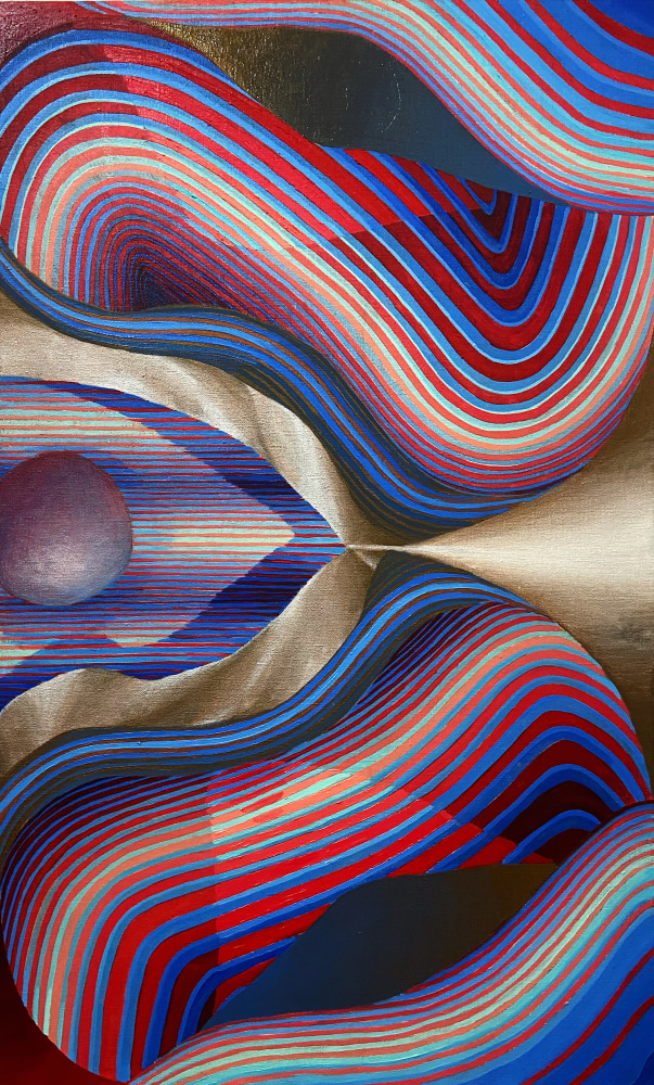 Cherry Bullet, 2019
Oil on linen
36&amp;nbsp;x 24 inches