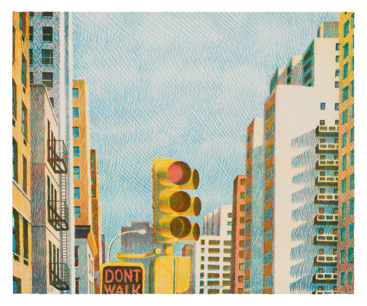 East 15th Street, 116/125, 1974 Lithograph 17 1/2 x 21 inches