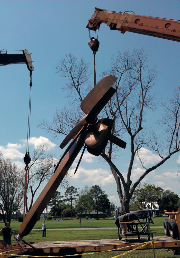 Iinstallation of&amp;nbsp;PANGATAM
Commissioned sculpture, New Orleans