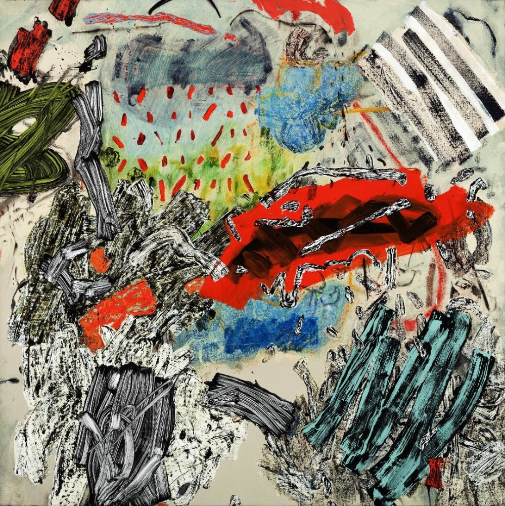 Doyle Gertjejansen
Tracks of the Yearling Doe, 2020
acrylic on canvas
33h x 34w in
