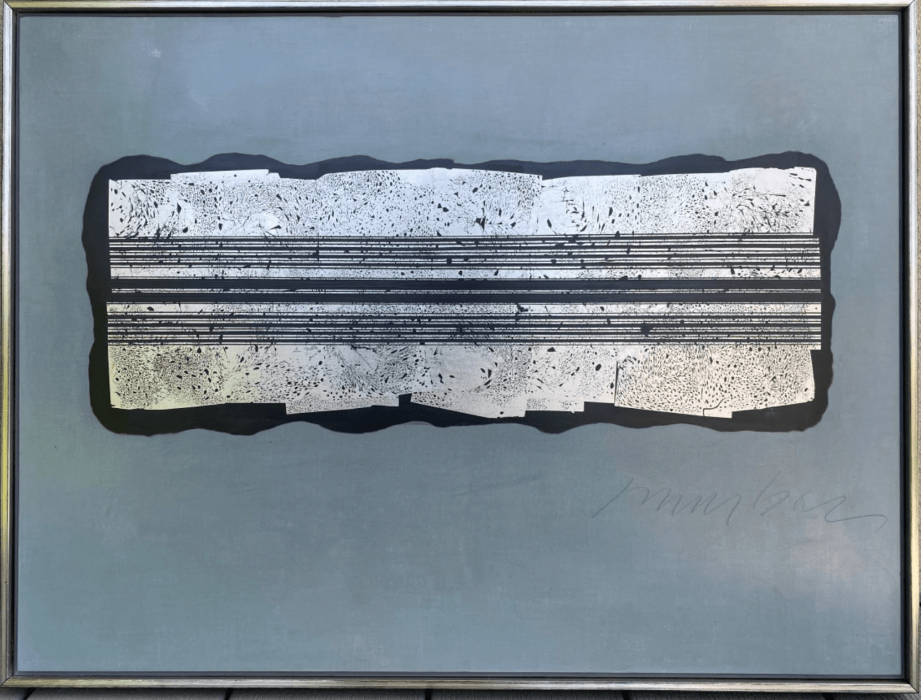 George Dunbar
Taiowa - Serge Series, 2021
Palladium over blue and black clay
18h x 24w in