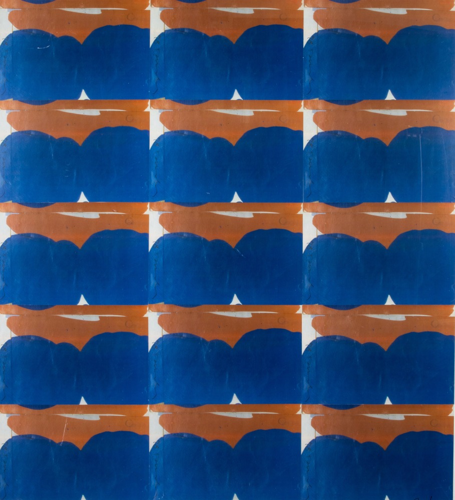 George Dunbar
Blue and Orange Multiple, 2009
Print on paper collage