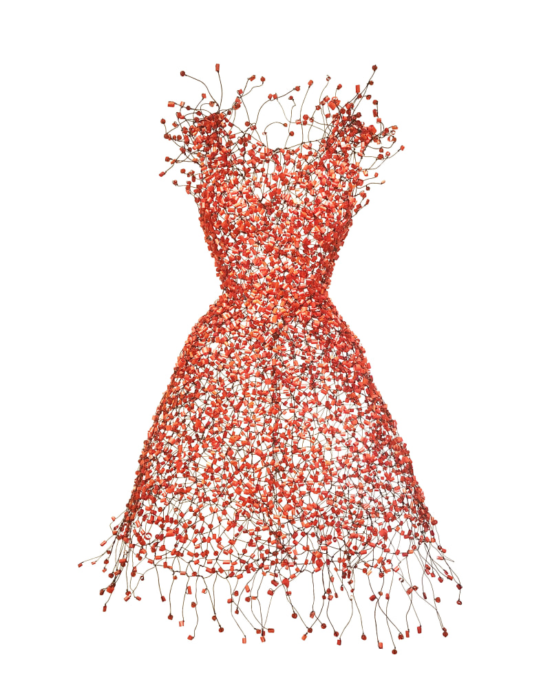 Key-Sook Geum
Red Resonance
wire, beads
45h x 31.50w x 16.50d in