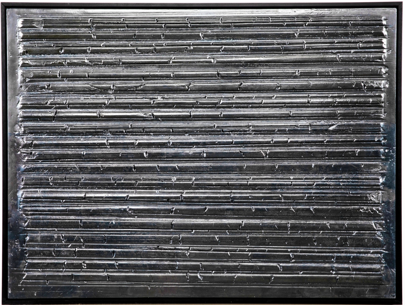 George Dunbar
Malako- Marshgrass Series, 2023
Dark gray clay and Asian leaf over die keen
37h x 49w in
GD565