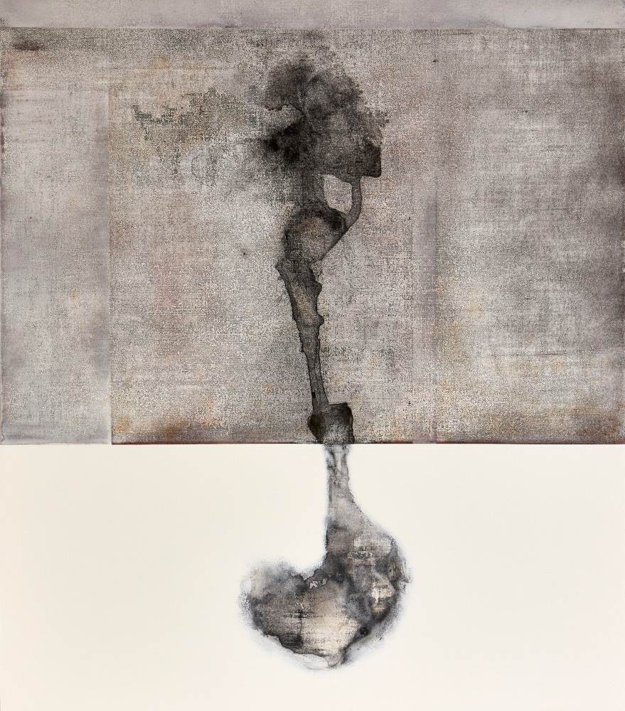 Andrew Wapinski
Untitled XIV, 2022
Pigmented Ice, Acrylic, Ink &amp;amp; Graphite on Linen Mounted Panel
32h x 28w x 2.50d in