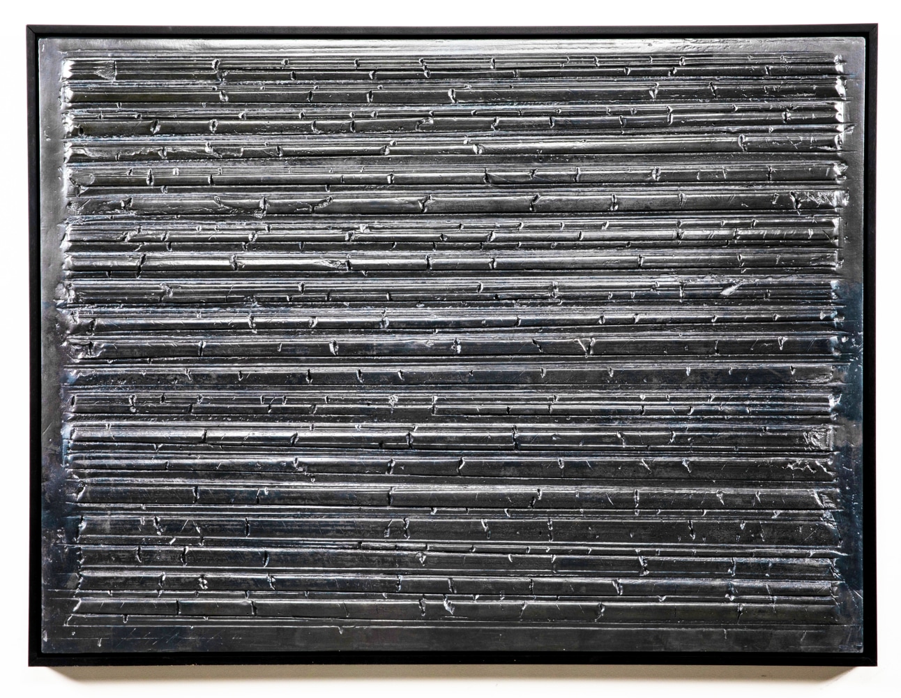 George Dunbar
Malako- Marshgrass Series, 2023
Dark gray clay and Asian leaf over die keen
37h x 49w in