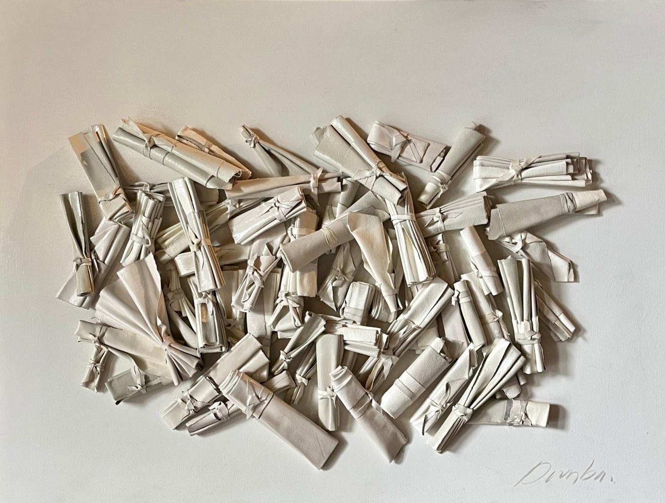 George Dunbar

Kurbantes-Rag Series, 2022

canvas bundles, acrylic on canvas

37.50h x 49.50w in