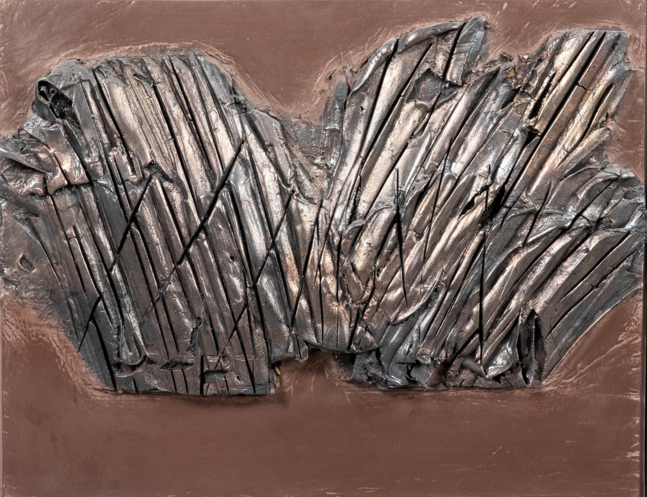 George Dunbar
Lyrata
Asian leaf with burgundy clay and black cloth
SOLD