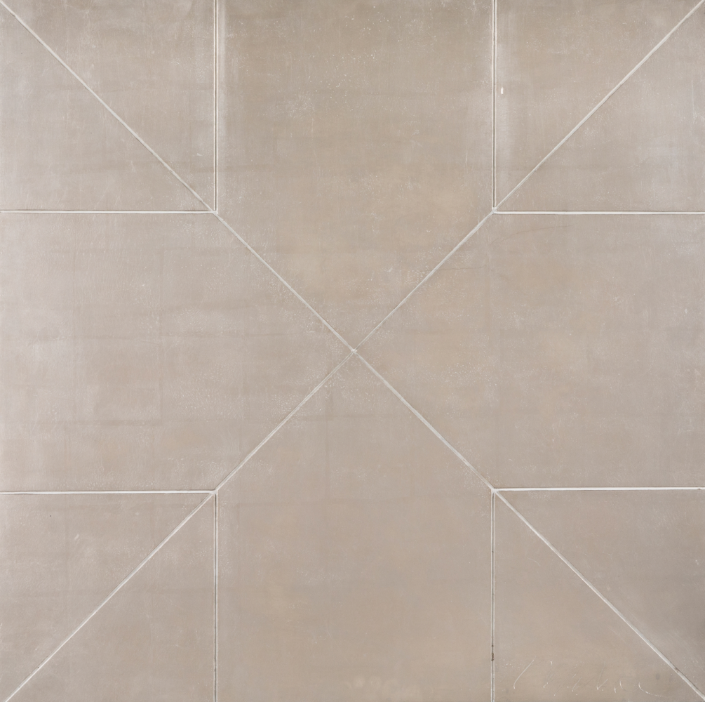 George Dunbar
Abstract Cross No. 2, 2017
Palladium leaf over white clay
27h x 27w in