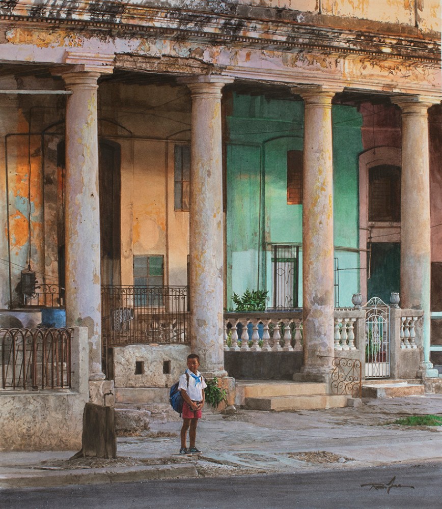 RANCE JONES Mythology of Valor, 2022 watercolor on cold press paper 21 x 18 inches