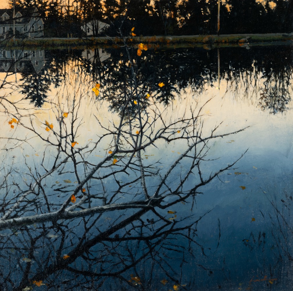 Linden Frederick Mosaic, 2025 oil on linen mounted on panel 12 x 12 inches