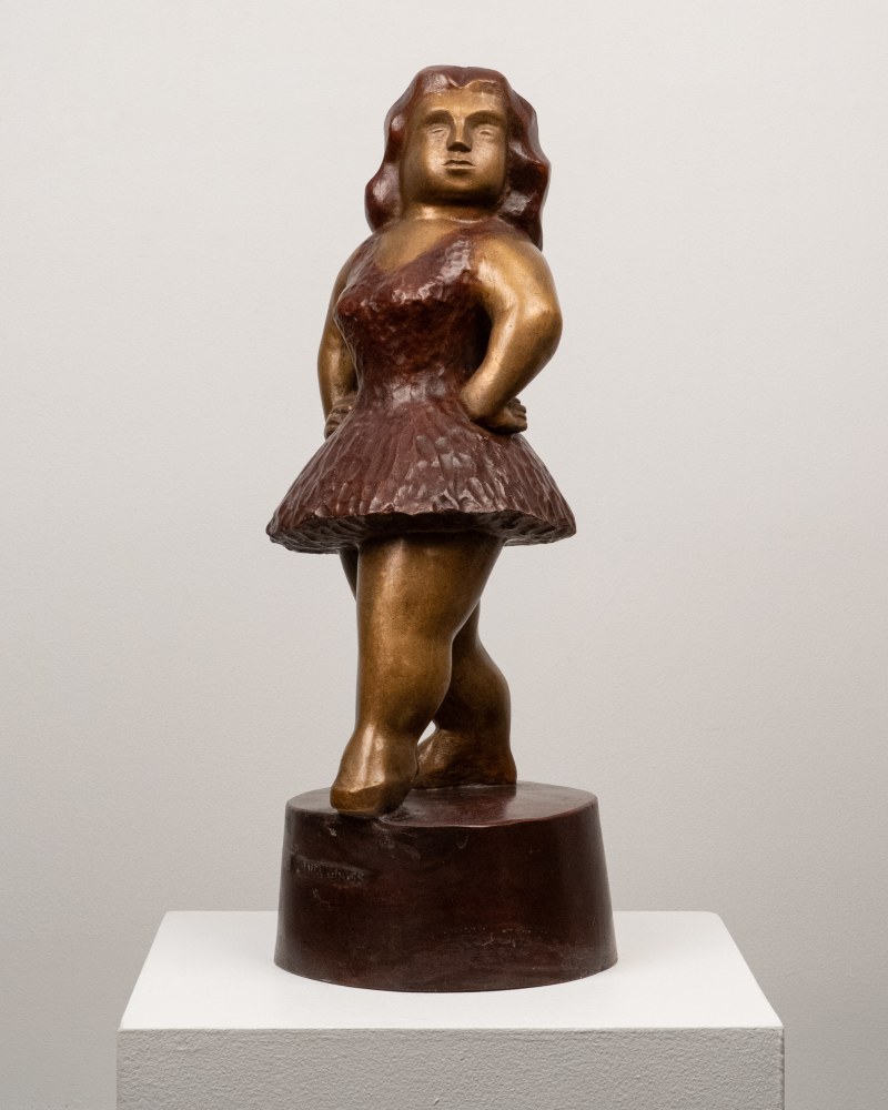 Chaim Gross, Ballet Girl, c. 1941 bronze 21 x 7 3/4 x 8 1/4 inches