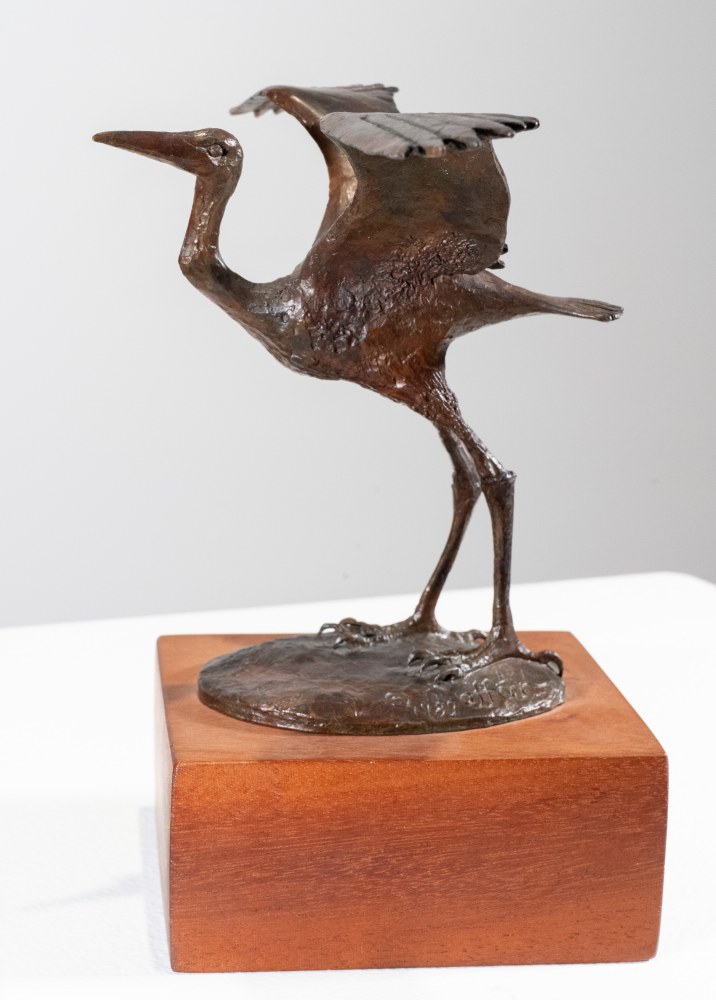 Elliot Offner, Smallest Heron, 1989, 6 x 8 1/4 x 5 inches