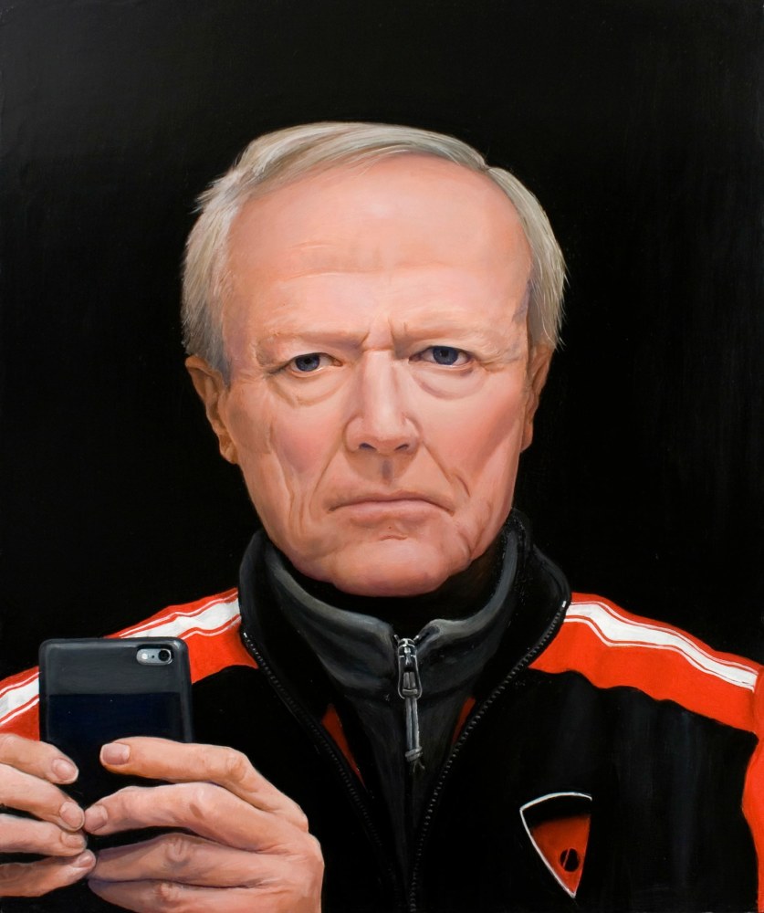 William Beckman S.P. w/ I-P, 2019 oil on panel 23 3/4 x 19 1/2 inches