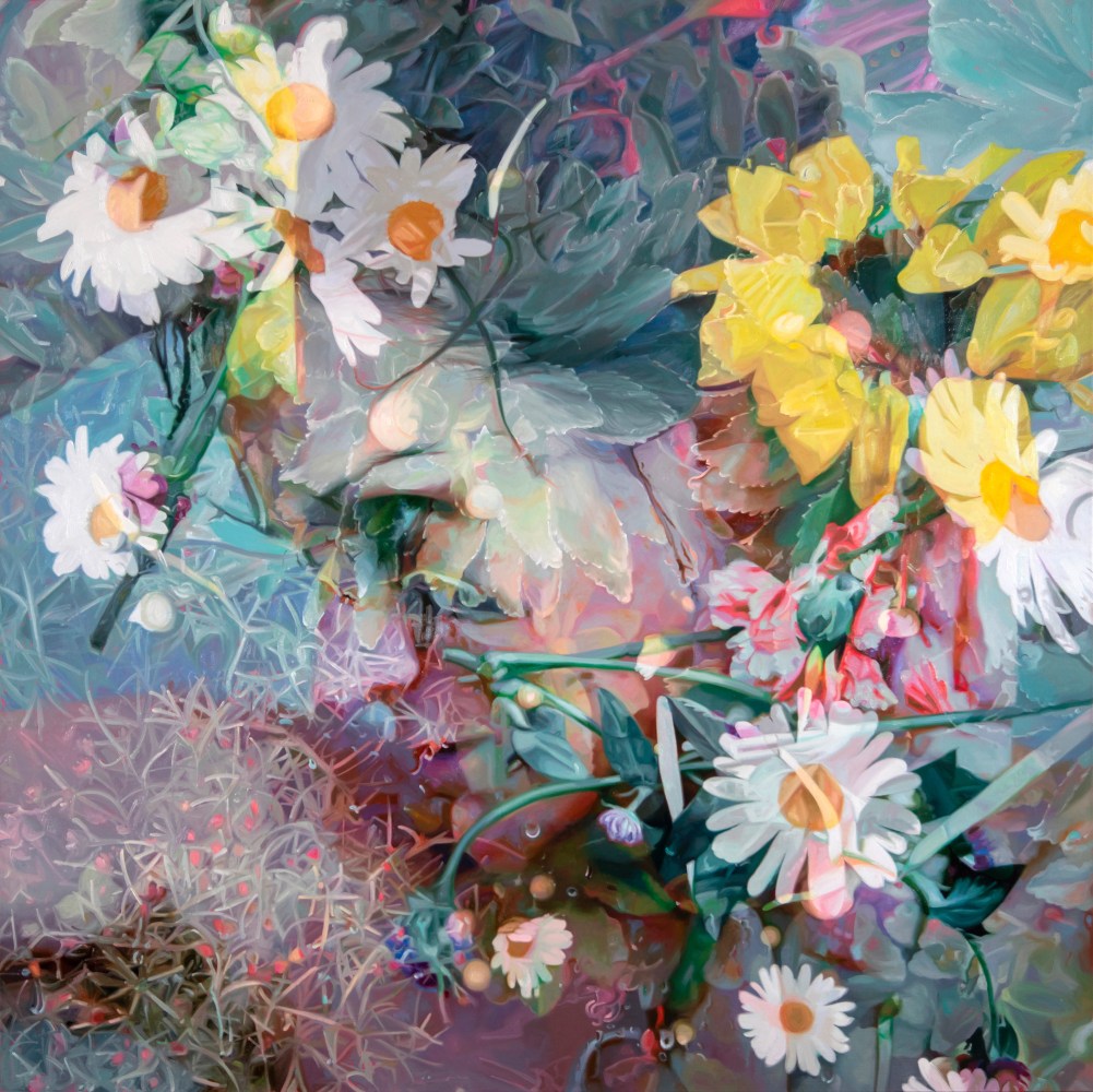 Alyssa Monks Maybe if I Try Harder, 2023 oil on linen 54 x 54 inches