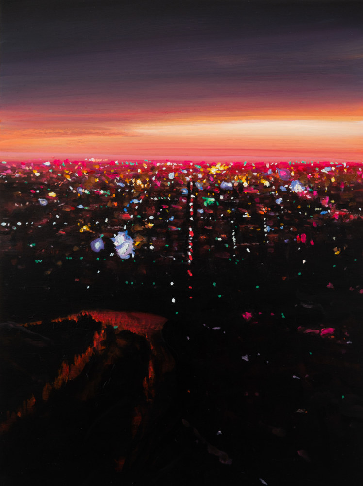 Tula Telfair Action is Inseparable from Perception, 2023 oil on clayboard 24 x 18 inches