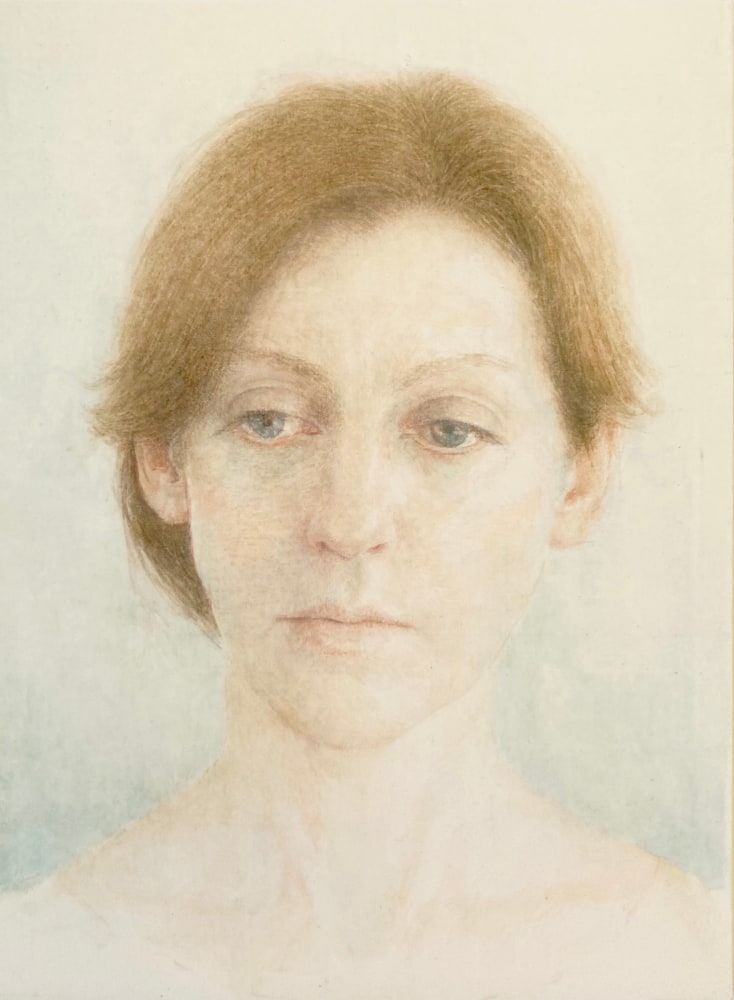 Robert Bauer, Maggie, 2021, Gouache on paper, 7 1/4 x 5 3/8 inches