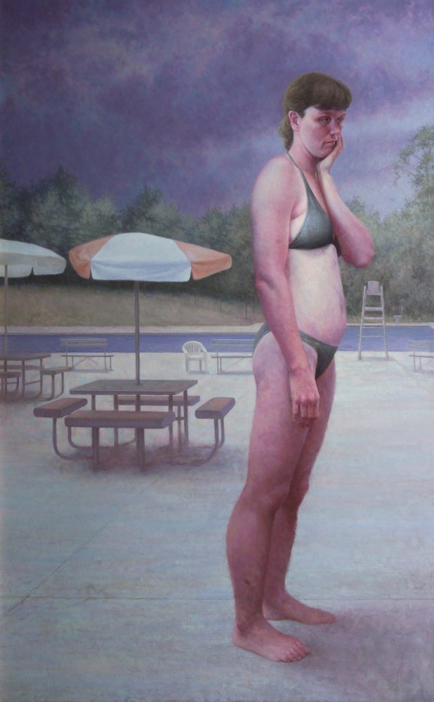 Michèle Fenniak Morning Swim, 2005 oil on panel 48 x 30 inches