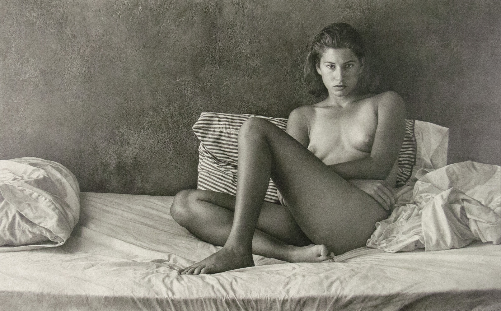 Kent Bellows Megan: August 1995, 1995 graphite on paper 18 x 28 3/4 inches