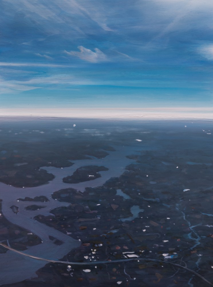 Tula Telfair Landmark, 2022 oil on clayboard 24 x 18 inches