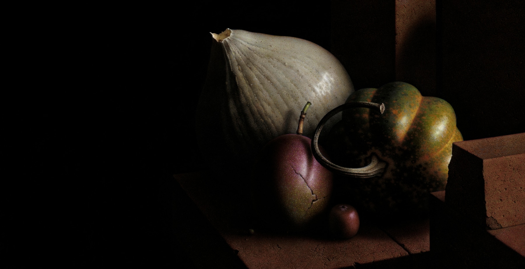 G. Daniel Massad, Providence, 2016, pastel on paper, 9 1/4 x 18 inches