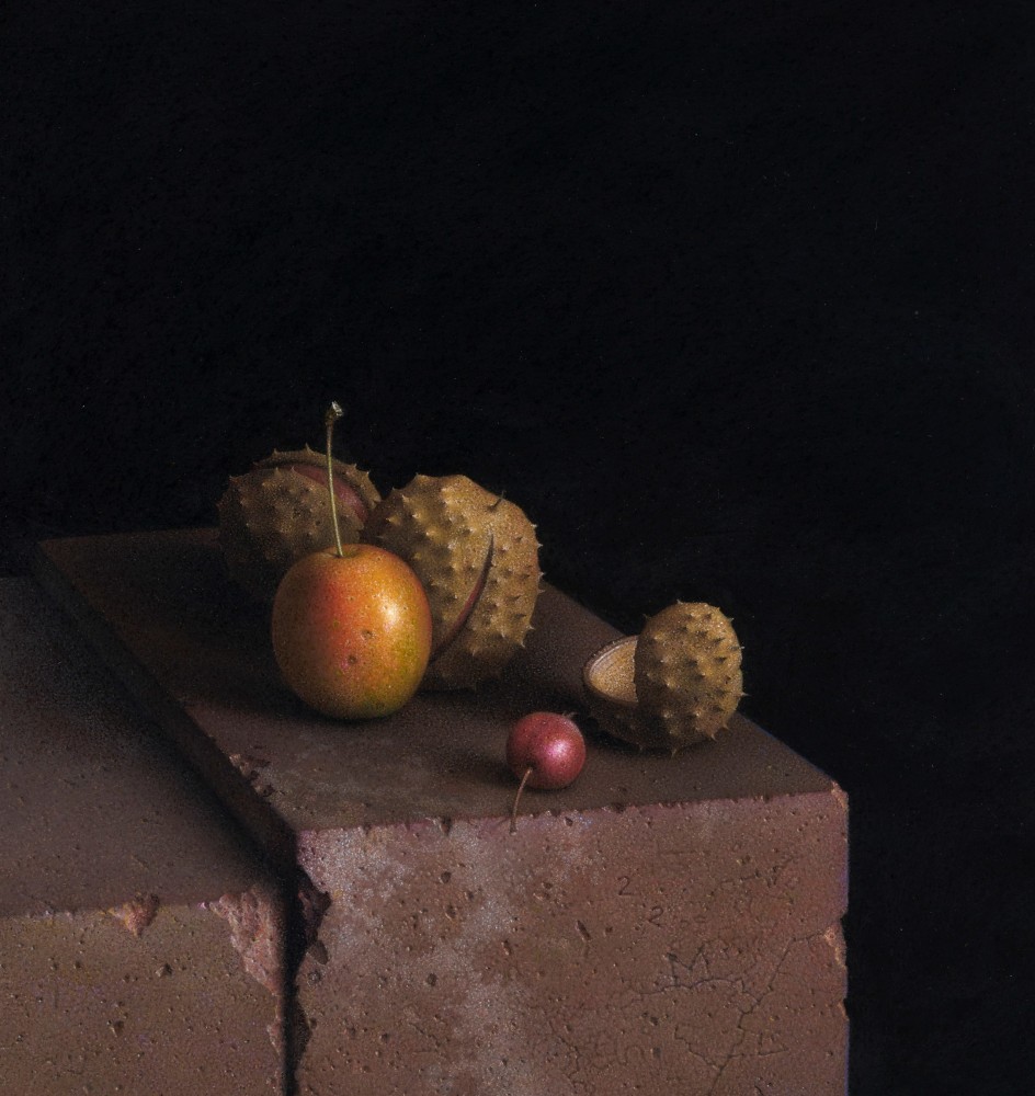 G. Daniel Massad Crop, 2022 pastel on paper 9 x 8 1/2 inches