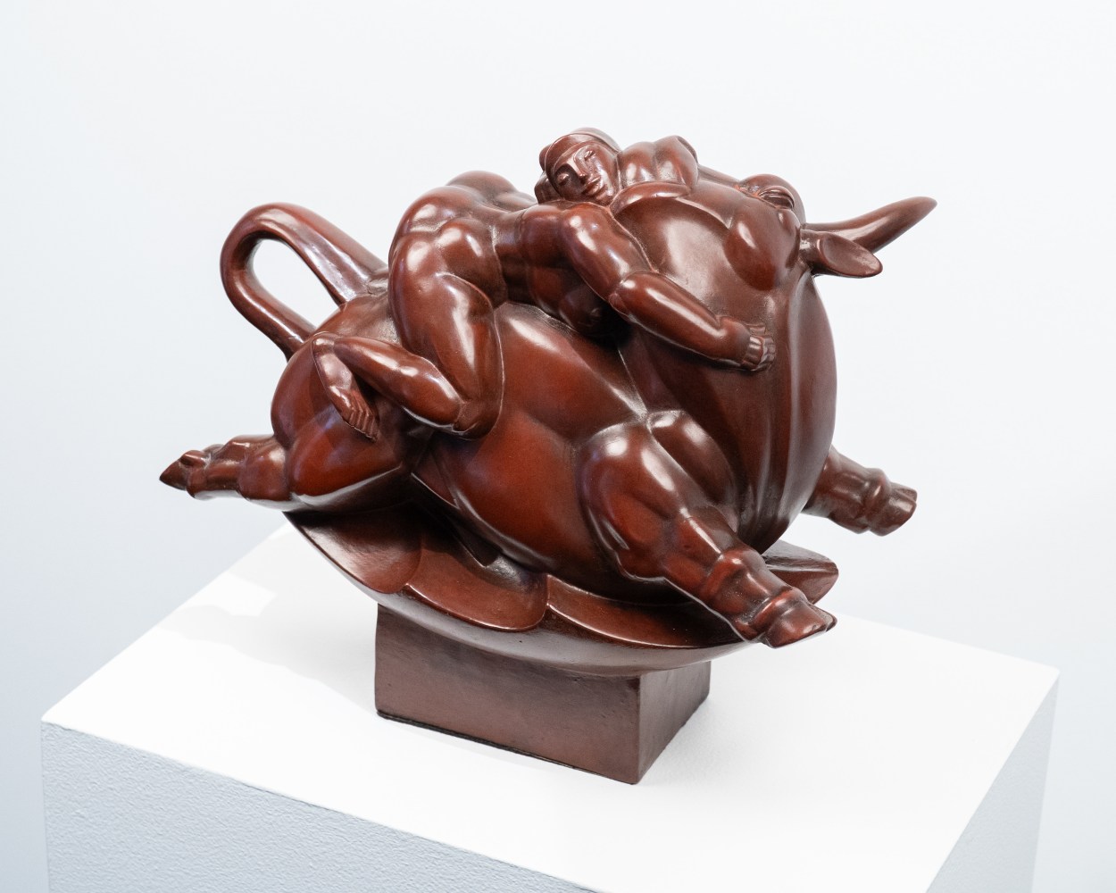 Albert Wein Europa and the Bull, 1948 bronze 13 inches high Edition 7/12