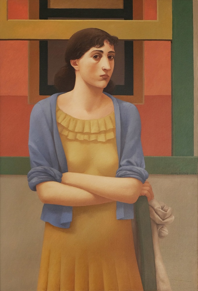 Alan Feltus Windows, 1984 oil on canvas 36 x 24 inches