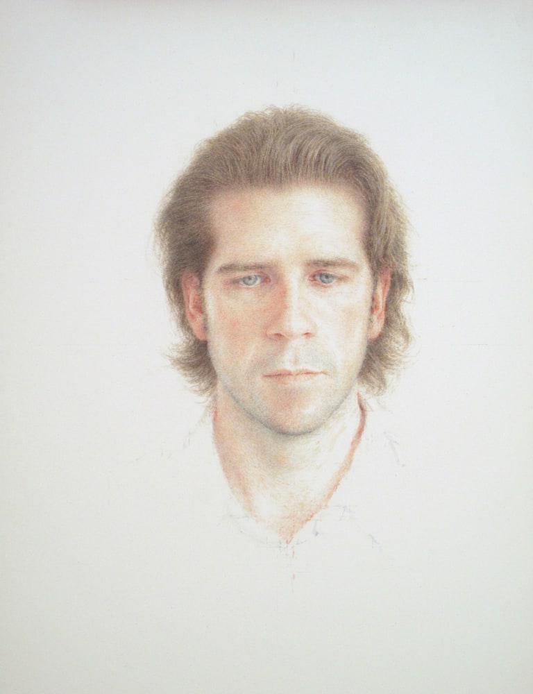 Robert Bauer Curtis, 2016 tempera on paper 12 x 10 inches